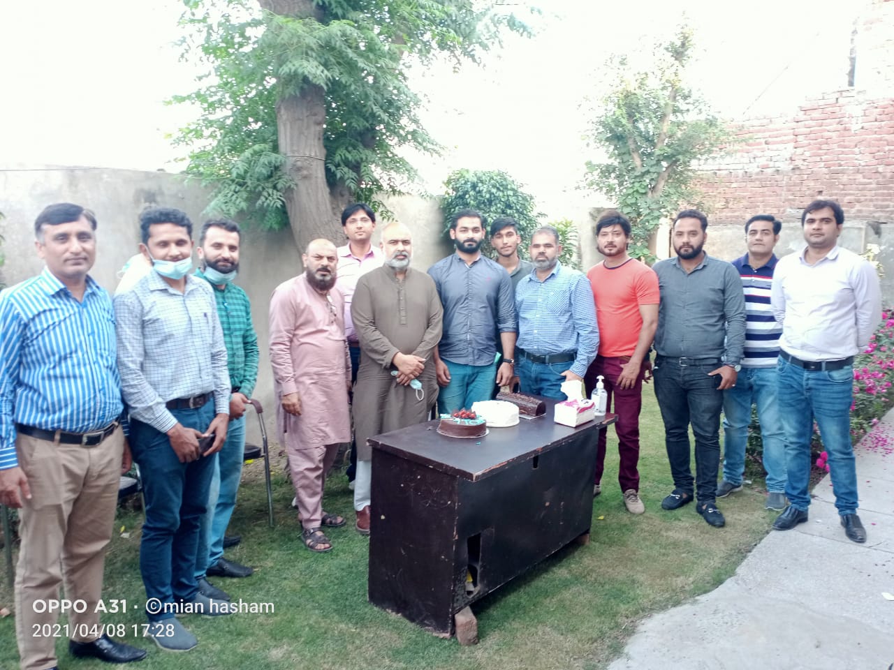 Outdoor team activity